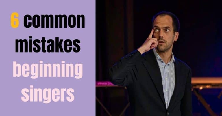 6 common mistakes beginning singers